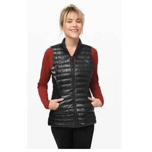 Lululemon Pack It Down Vest 700 Fill Down Shine Black Womens Size 6